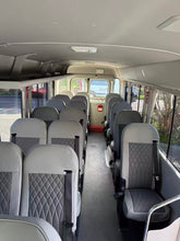 Load image into Gallery viewer, Custom-Made Leather Seat Covers for Toyota Coaster Bus 22 Seater