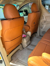Load image into Gallery viewer, Custom Made Leather Seat Covers for Toyota Alphard & Vellfire 8 Seater 2008-2014