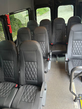 Load image into Gallery viewer, Custom Made Leather Seat Covers for Mercedes-Benz Sprinter 12 Seater 2019-2026