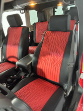 Load image into Gallery viewer, Custom Made Leather Seat Covers for Jeep Wrangler 4 doors 2007-2018