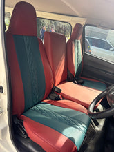 Load image into Gallery viewer, Custom Made Leather Seat Covers for Toyota Hiace Van 3 Seater 2009-2018
