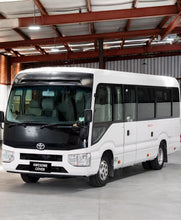 Load image into Gallery viewer, Custom-Made Leather Seat Covers for Toyota Coaster Bus 22 Seater
