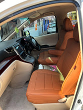 Load image into Gallery viewer, Custom Made Leather Seat Covers for Toyota Alphard &amp; Vellfire 8 Seater 2008-2014

