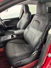 Load image into Gallery viewer, Custom Made Leather Seat Covers for Tesla Model Y 2022-2026
