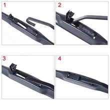 Load image into Gallery viewer, Universal U-type 3 Section  Car Windshield Wiper Blade From 14"--26"
